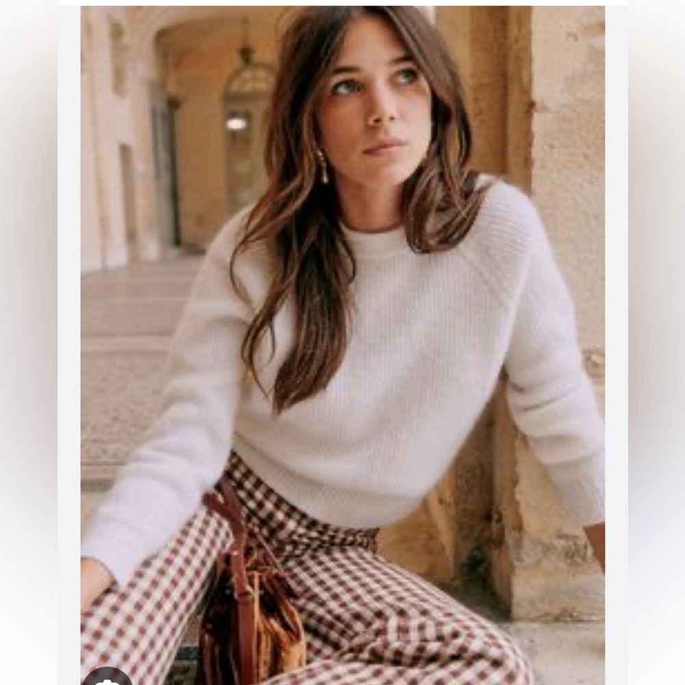 Sezane Otto sweater in Ecru
